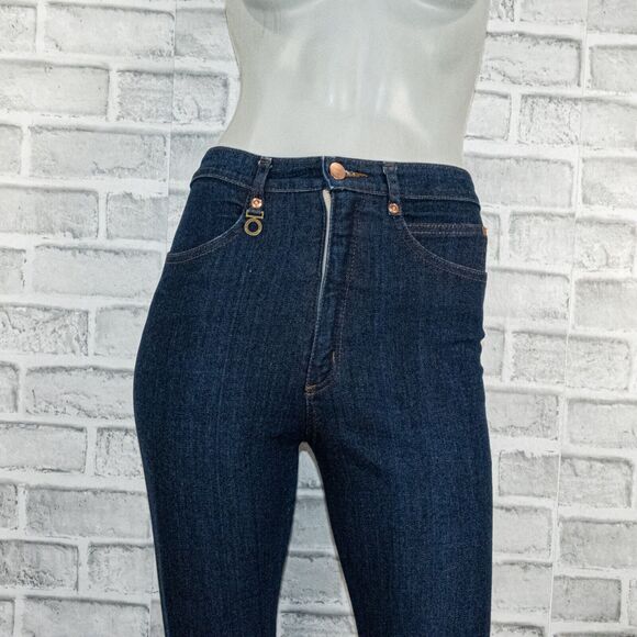 Judi Rosen NY Women's High Rise indigo cotton Stretch Skinny Jeans size 26 - Picture 7 of 15